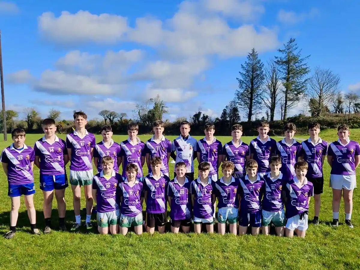 Boy 1st Year Football Team at St.Patrick's Boys Secondary School, Castleisland